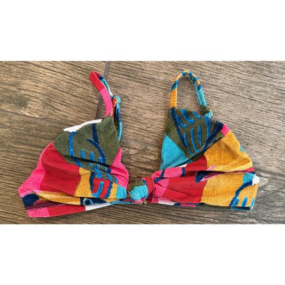 Farm Rio Toucan Bikini Top Size Large - Picture 9 of 10